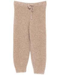 James Perse - Bouclé Drawstring Trousers - Lyst