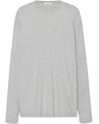 The Row - Kabira Langarmshirt Mit Rundem Ausschnitt - Lyst