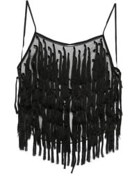 St. Agni - Tie-Up Top - Lyst