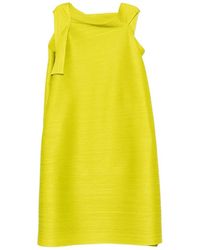 Pleats Please Issey Miyake - Bouncy Basket A-Line Midi Dress - Lyst