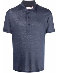 Orlebar Brown - Short-sleeved Linen Polo Shirt - Lyst