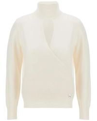 Herno - Resort Wrap-Effect Sweater - Lyst