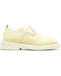 Marsèll - Round-toe Lace-up Leather Oxford Shoes - Lyst