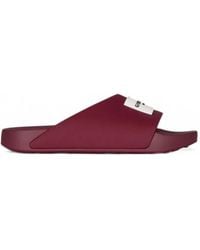 Givenchy - Label Slide Mules - Lyst