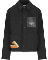 Loewe - X Louis Wain Cotton-Satin Embroidered Jacket - Lyst