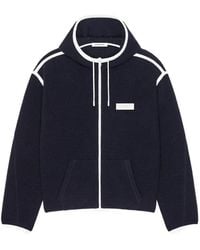Givenchy - Sleeveless Fleece Jacket With Gros Grain Detail - Lyst