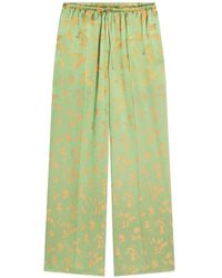 Dries Van Noten - Elasticated Jacquard Trousers - Lyst