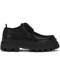Dolce & Gabbana - Platform Leather Derby Shoes - Lyst