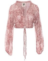 Aniye By - Blouse Niko Volantée À Imprimé Cachemire - Lyst