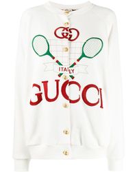 Gucci Wendbare ' Tennis' Jacke - Weiß