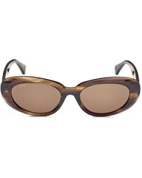 Max Mara Eyewear - Oval-Frame Sunglasses - Lyst