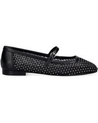 Pollini - Ballerines En Mesh À Ornements En Cristal - Lyst