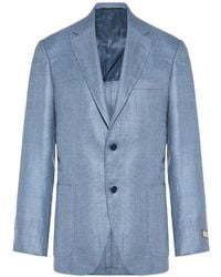 Canali - Textured Blazer - Lyst