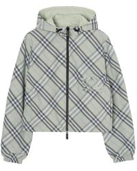 Burberry - Relaxed Fit Jacket With Two-Way Zip Closure, Size S - Lyst