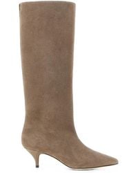Fabiana Filippi - Suede Knee-High Boots - Lyst