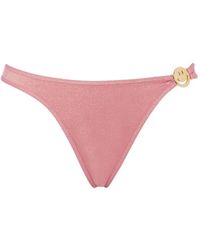 Moschino - Smiley Lurex Jersey Swim Briefs - Lyst
