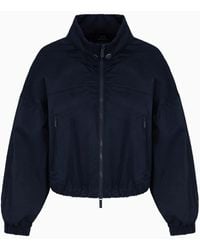 ARMANI EXCHANGE - Zip-Up Bomber Jacket - Lyst
