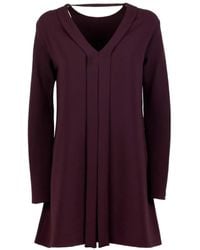 Marella - Jurk Met Open Rug - Lyst
