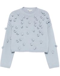 JW Anderson - Trui Met Pompon Met Textuur - Lyst
