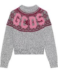 Gcds - Pull À Logo En Intarsia - Lyst
