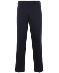 J.Press - Gabardine Turn Up Trousers - Lyst