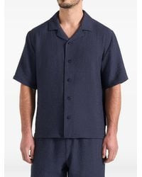 Manière De Voir - Harley Textured Revere Shirt - Lyst