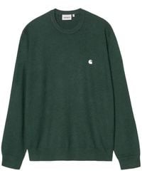 Carhartt - Pull Madison À Col Rond Et Logo Brodé - Lyst