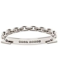 Paul Smith - Logo-engraved Chain-link Bracelet - Lyst