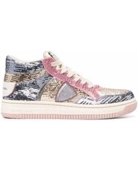 Philippe Model - Sneakers mit Pailletten - Lyst