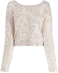 In the mood for love - Coco Sequin-embellished Top - Lyst