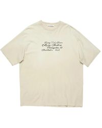 Acne Studios - T-Shirt Mit Grafischem Print - Lyst