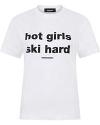 DSquared² - Slogan-Print Cotton T-Shirt - Lyst