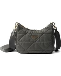 Prada - Padded Re-Nylon Shoulder Bag - Lyst