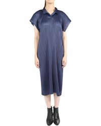 Pleats Please Issey Miyake - August Kleid - Lyst