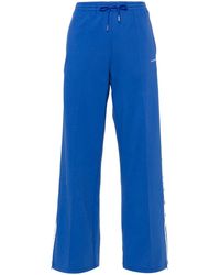 P.A.R.O.S.H. - Logo-Embroidered Straight Trousers - Lyst