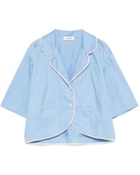 Sandro - Beaded Collared Shirt - Lyst
