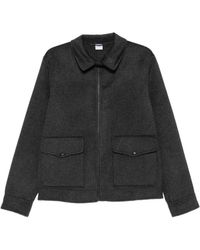 Aspesi - Funnel-Neck Flap-Pocket Jacket - Lyst