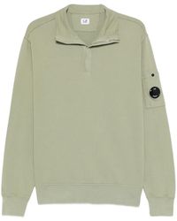 C.P. Company - Light Fleece Half Zip Sweatshirt - Lyst