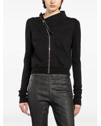Rick Owens - Asymmetric Zip Mountain Sweater - Lyst