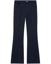 Courreges - 70's Twill Bootcut Trousers - Lyst