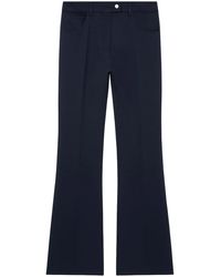 Courreges - 70's Twill Bootcut Trousers - Lyst