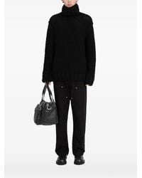 MM6 by Maison Margiela - Chunky Wool Turtleneck Sweater - Lyst