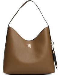 Tommy Hilfiger - Logo-Plaque Shoulder Bag - Lyst