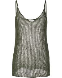 P.A.R.O.S.H. - Open-knit Tank Top - Lyst