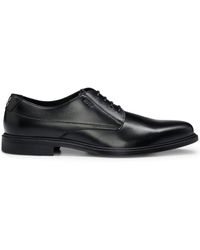 HUGO - Kerr Leather Derby Shoes - Lyst