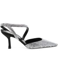 Rene Caovilla - Pumps mit Kristallen 90mm - Lyst