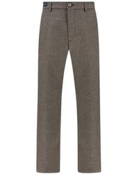 Paul & Shark - Pantalon Bellagio En Sergé De Laine - Lyst