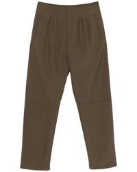 MM6 by Maison Margiela - Pleated Straight-Leg Trousers - Lyst