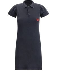 Balenciaga - Polo-Collar Mini Dress - Lyst
