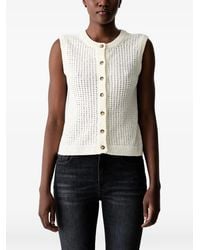 Marc O' Polo - Pointelle-Knit Button-Up Cardigan - Lyst